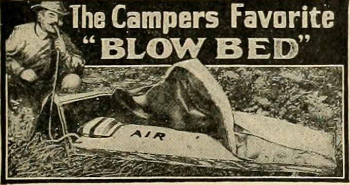 campers blow bed