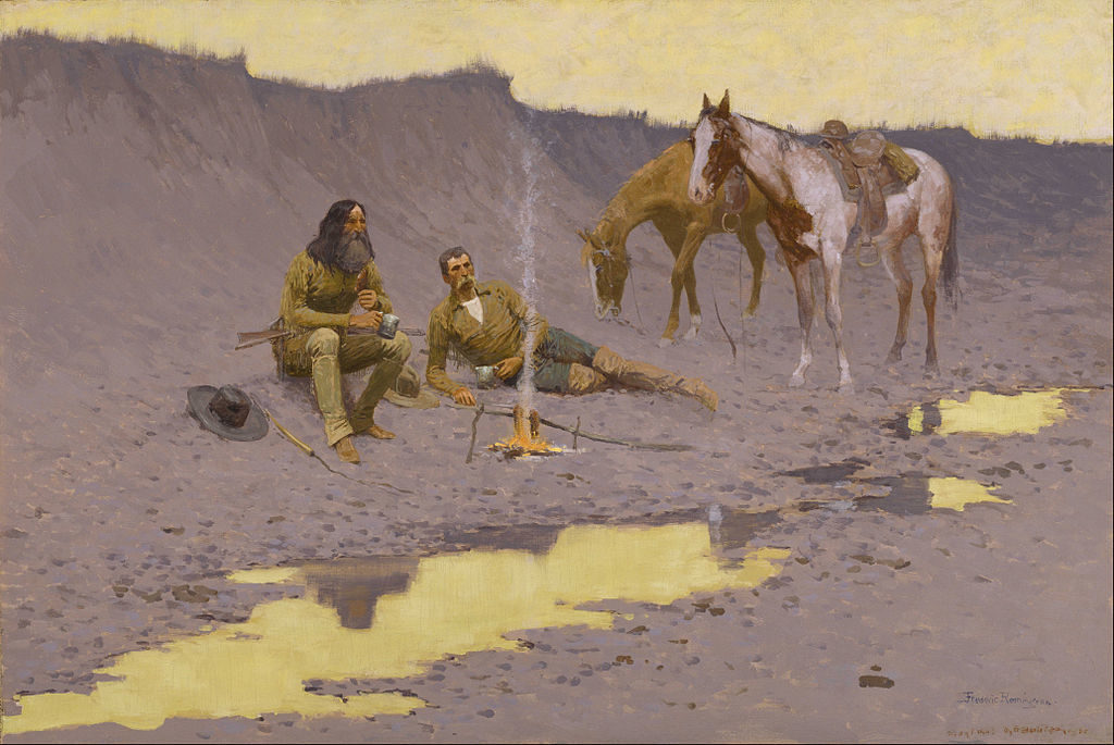A New Year on the Cimarron, Frederic Remington, 1903