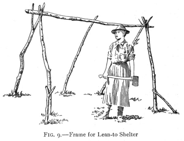 Lean-to shelter